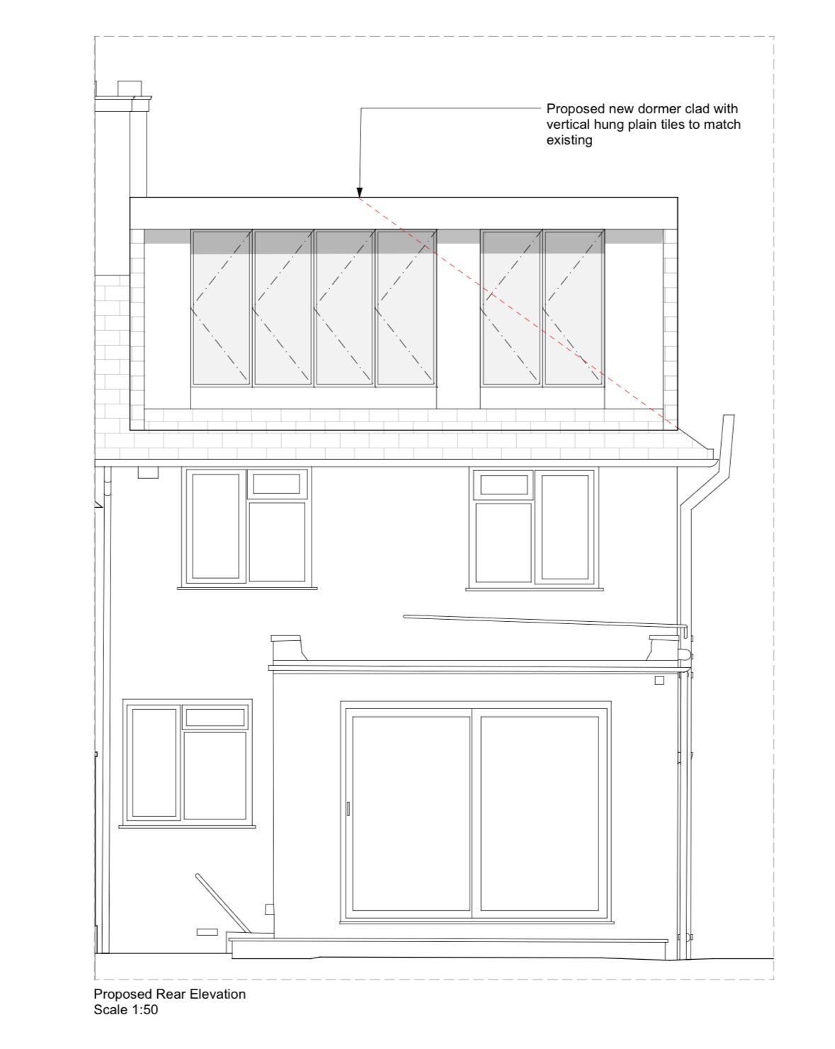 Loft floor plan and dusk exterior